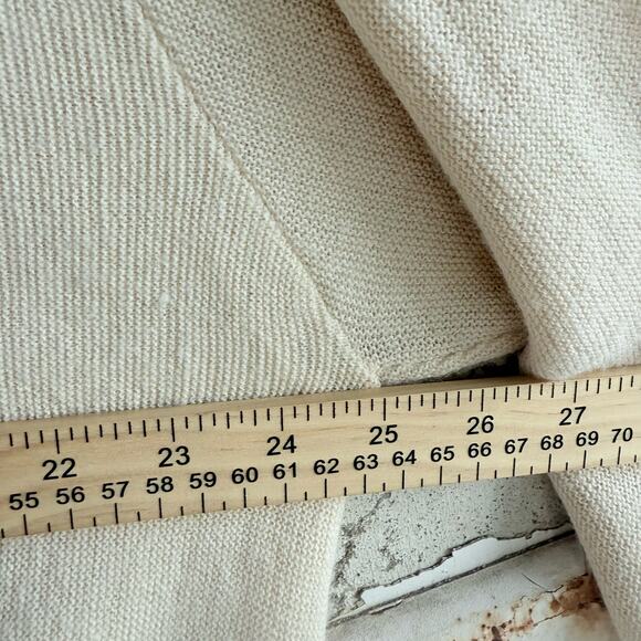 Vtg 70s Cardigan Sweater Preppy Grandpacore USA Made Button Front Knit Mens L - Picture 8 of 8